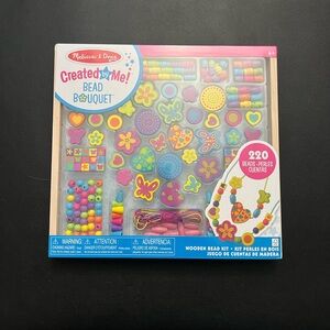 Melissa & Doug Bead Bouquet Kit - Vibrant Wooden Beads